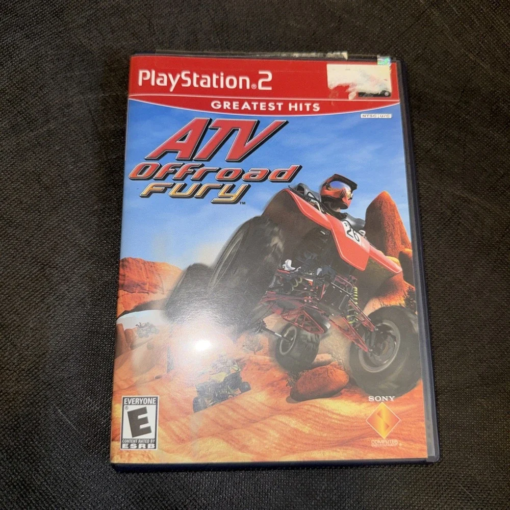 ATV Offroad Fury PlayStation 2 2001 PS2 in Original Case Manual Rated E Everyone